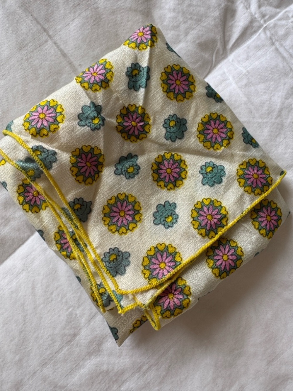 Vintage Floral Scarf